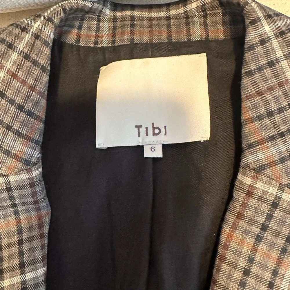 Tibi Gabe Checked Blazer - Picture 3 of 4